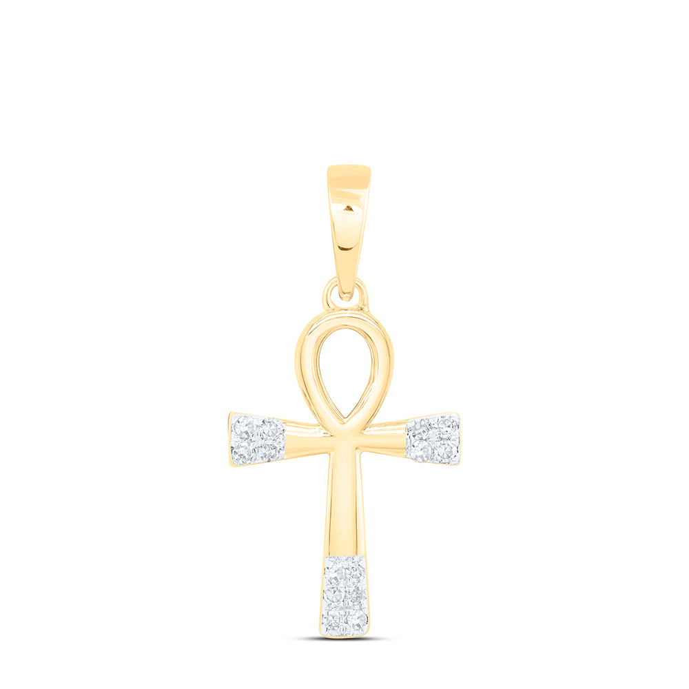 1/20CTW-NAT DIA NK GIFT CROSS PENDANT Daisy Joyeria