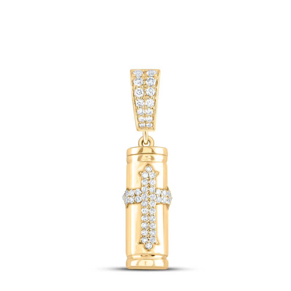 3/8CTW-DIA NK URN MENS CHARM Daisy Joyeria
