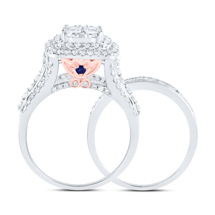 2 1/4CTW-DIA ANA M FASHION BRIDAL SET 7 Daisy Joyeria