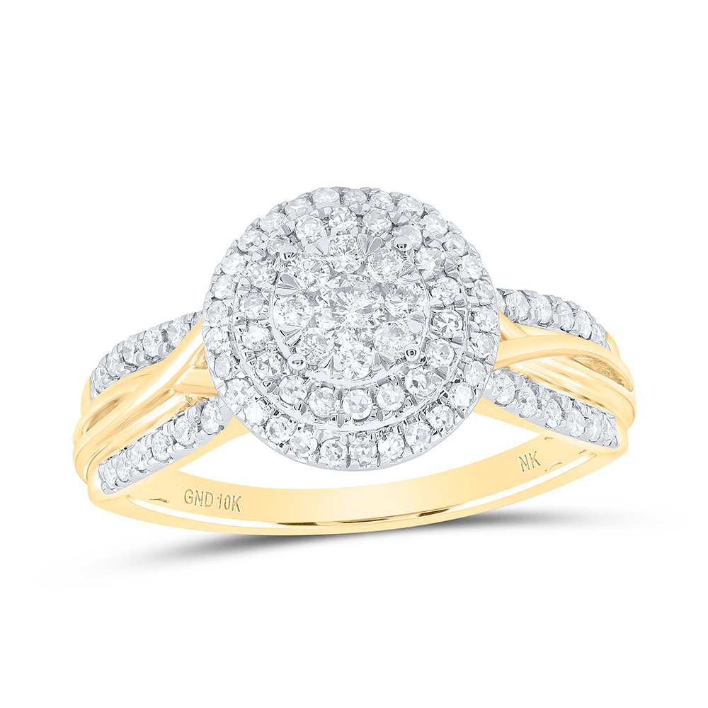 1/2CTW-DIA NK FASHION RING 7 Daisy Joyeria