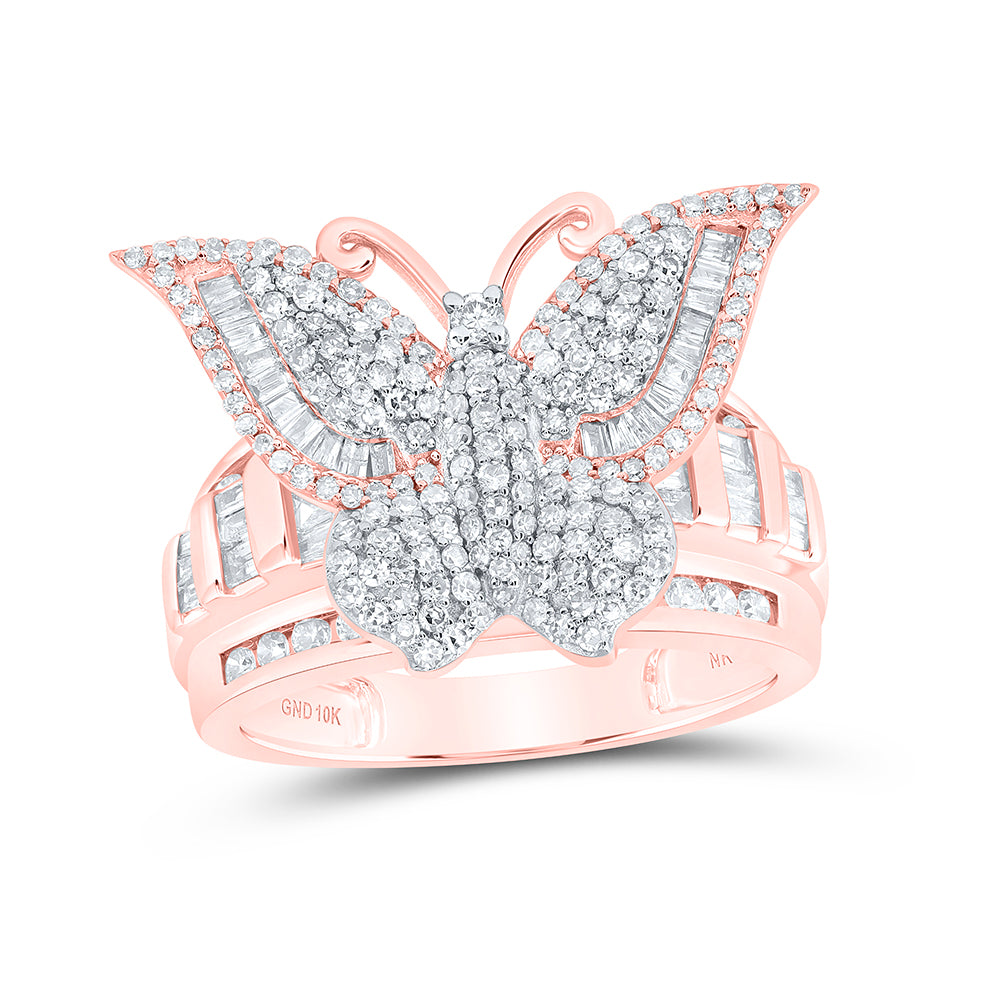1 1/2CTW-DIA NK FASHION BUTTERFLY RING 7 Daisy Joyeria