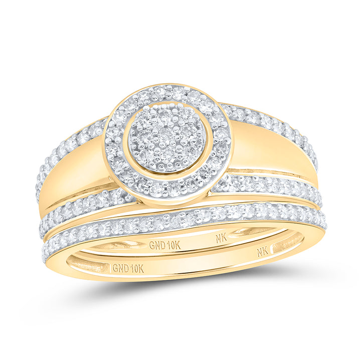 1CTW-DIA NK TRIO SET Daisy Joyeria