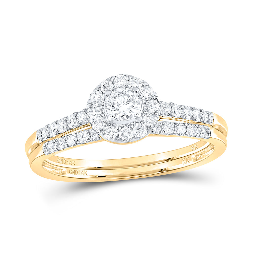 1/2CTW-DIA NK BRIDAL SET 7 Daisy Joyeria