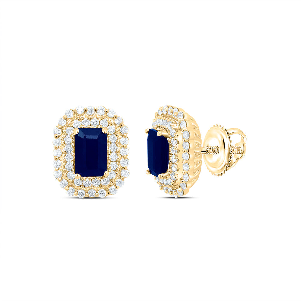 1/2CTW-NAT DIA ANA M 6X4MM EM-BS NAT GEM EARRING Daisy Joyeria