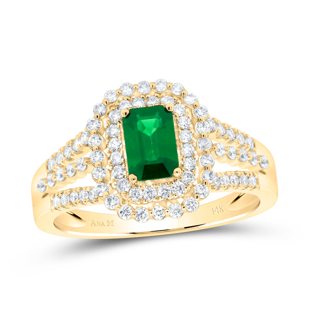 1/2CTW-NAT DIA ANA M 6X4MM EM-EM NAT GEM RING 7 Daisy Joyeria