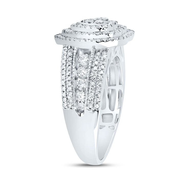 1 CTW NAT DIA NK FASHION HEART RING 7 Daisy Joyeria