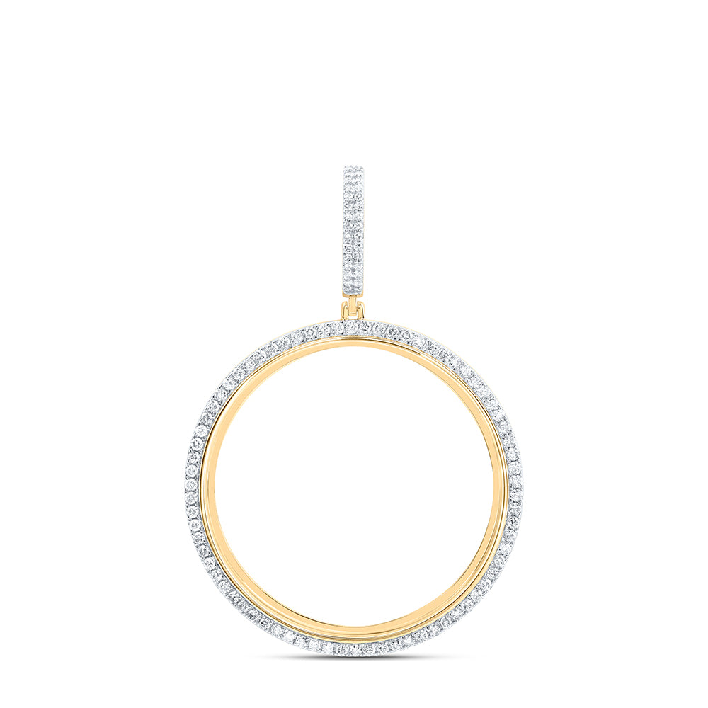 1 1/2CTW-NAT DIA NK CENTENARIO BEZEL MEMORY PENDANT Daisy Joyeria