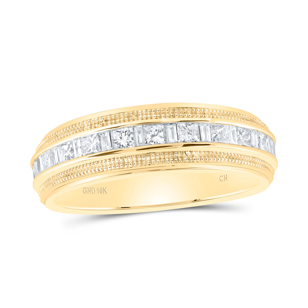 3/4CTW-NAT DIA CN FASHION MENS RING 10 Daisy Joyeria