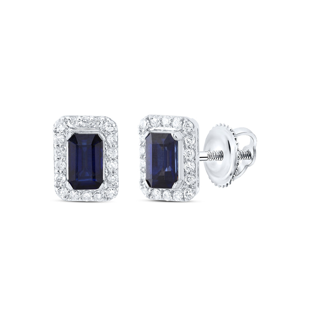 1/5CTW-NAT DIA CN 5X3MM EM-BS NAT GEM STUD EARRING Daisy Joyeria