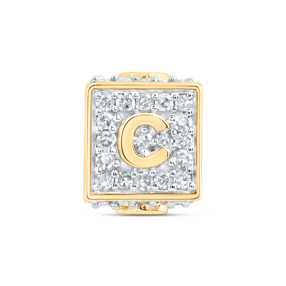 1/3CTW-DIA NK FASHION INITIAL "C" BRACELET BOX Daisy Joyeria