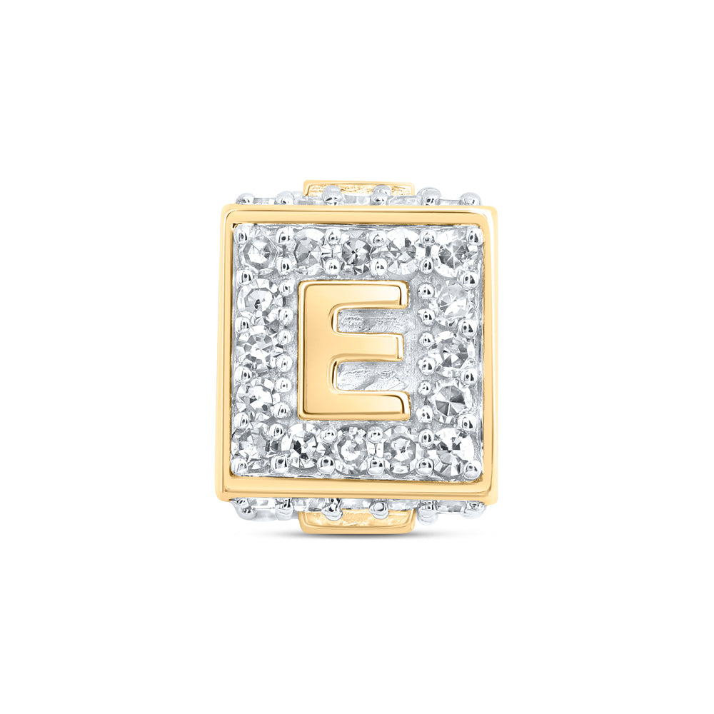 1/4CTW-DIA NK FASHION INITIAL "E" BRACELET BOX Daisy Joyeria
