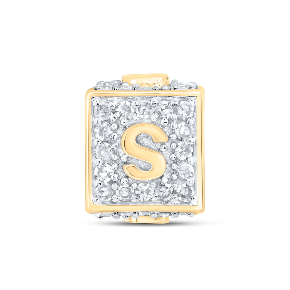 1/4CTW-DIA NK FASHION INITIAL "S" BRACELET BOX Daisy Joyeria