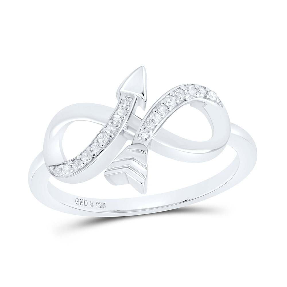 1/10CTW-DIA P1 GIFT ARROW RING 7 Daisy Joyeria