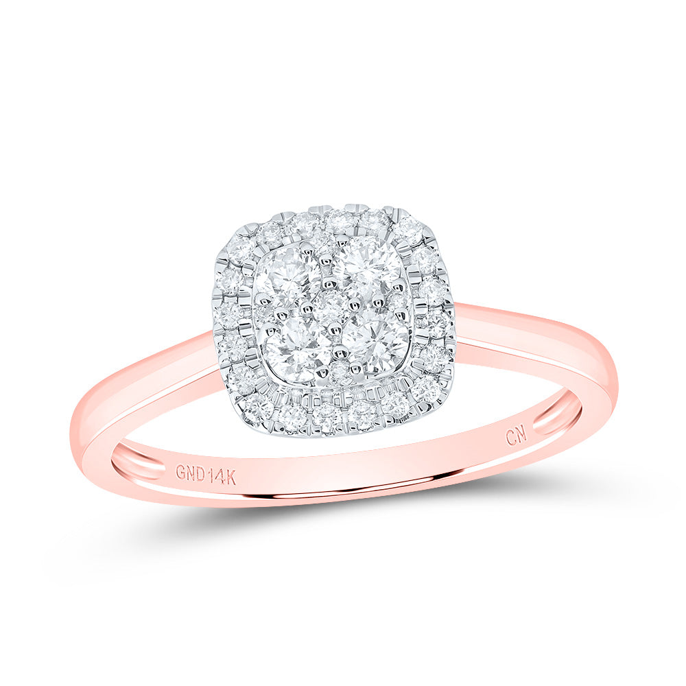 1/3CTW-DIA CN FASHION CUSHION RING 7 Daisy Joyeria