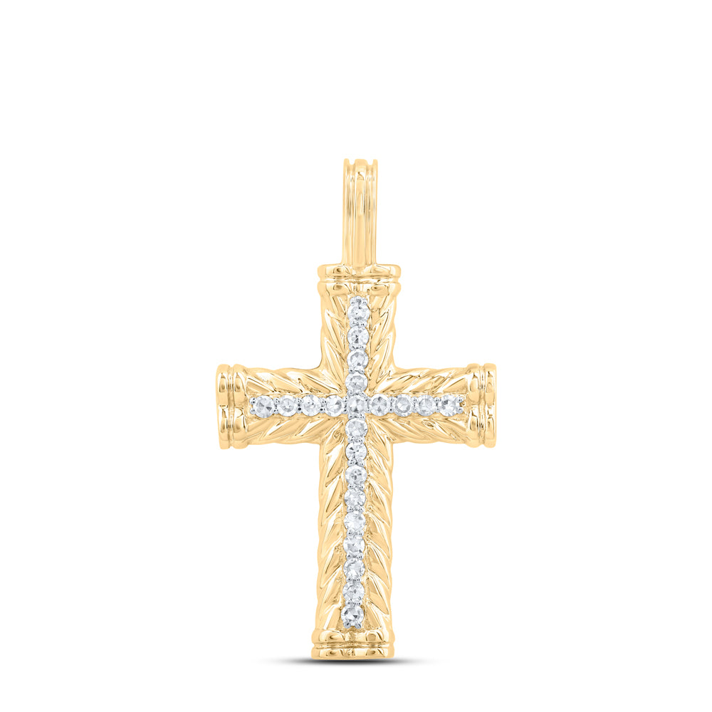 1/10CTW DIA NK GIFT CROSS PENDANT Daisy Joyeria