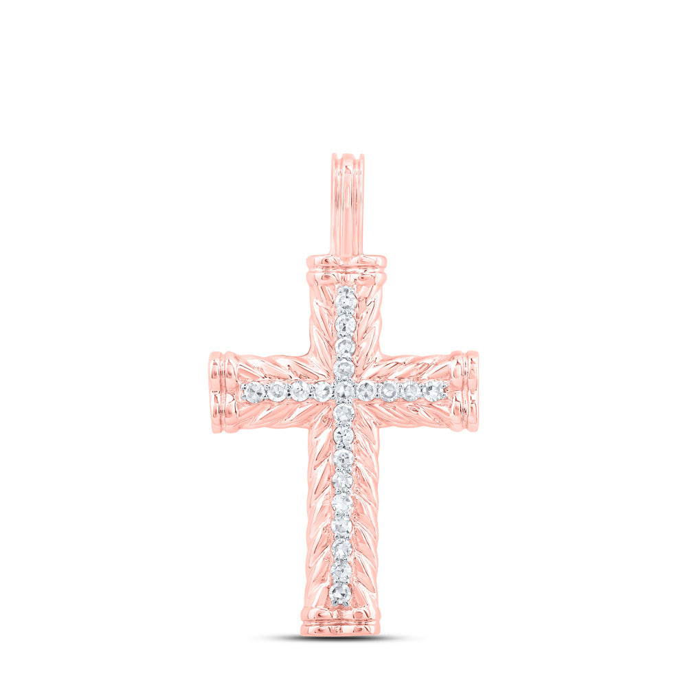 1/10CTW DIA NK GIFT CROSS PENDANT Daisy Joyeria