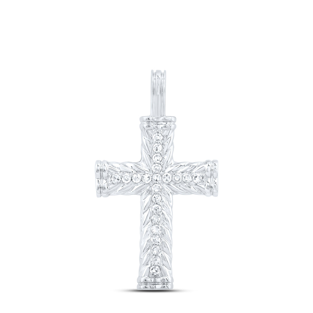1/10CTW DIA NK GIFT CROSS PENDANT Daisy Joyeria