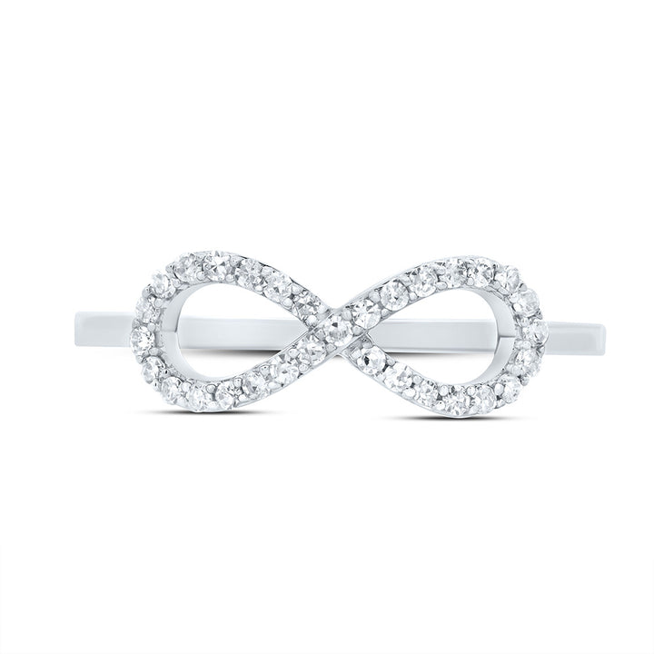1/6CTW-DIA CN FASHION INFINITY RING 7 Daisy Joyeria