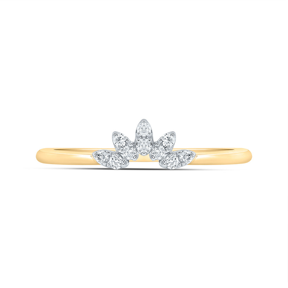 1/10CTW-DIA CN ENHANCER RING 7 Daisy Joyeria