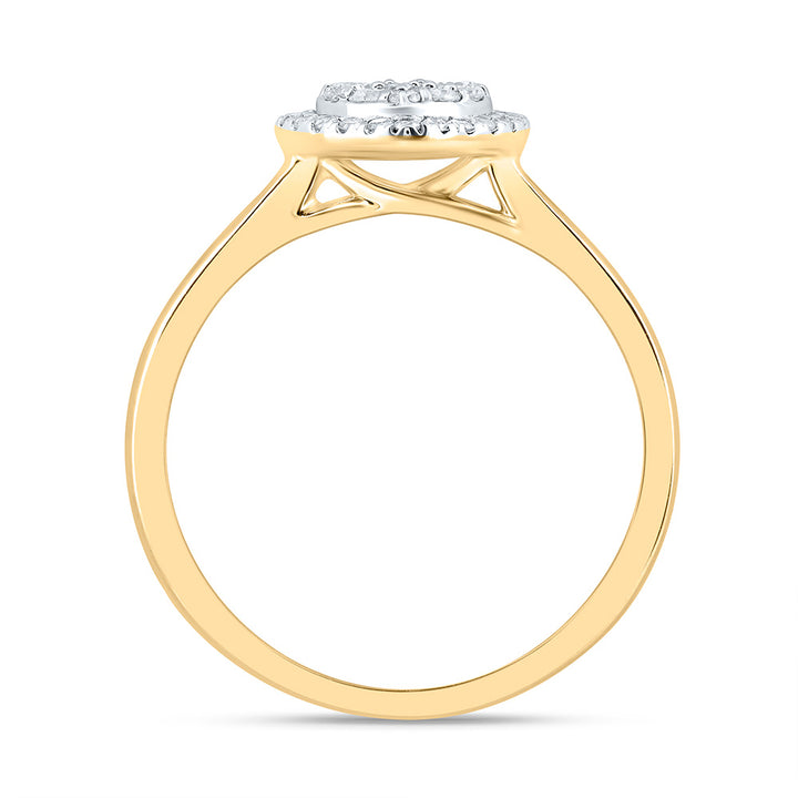 1/3CTW-NAT DIA CN FASHION HEART RING 7 Daisy Joyeria