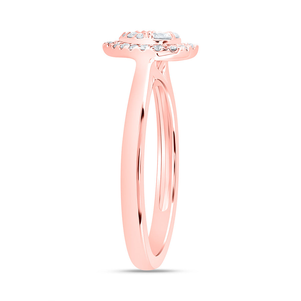 1/3CTW-NAT DIA CN FASHION HEART RING 7 Daisy Joyeria