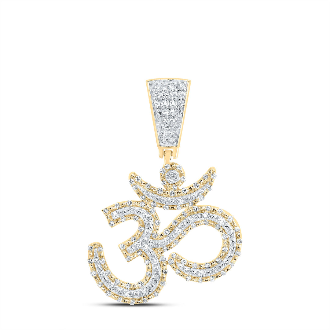 3/8CTW-NAT DIA NK FASHION OM PENDANT Daisy Joyeria