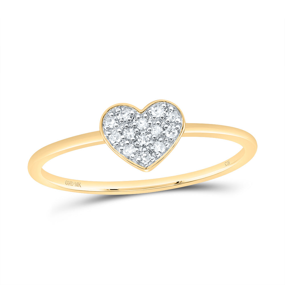 1/12CTW-NAT DIA CN GIFT HEART RING Daisy Joyeria