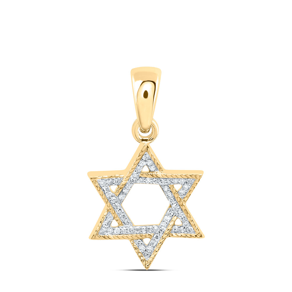 1/5CTW-NAT DIA P1 GIFT STAR PENDANT Daisy Joyeria