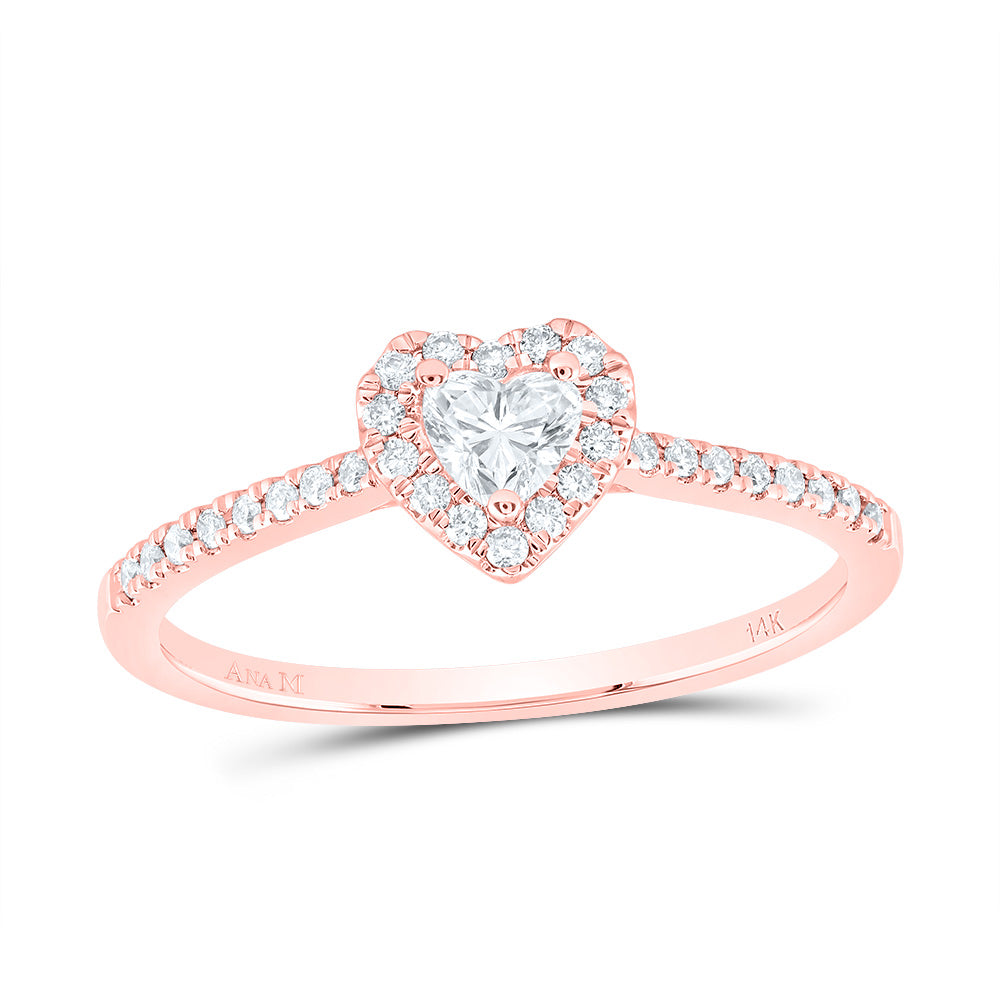 1/3CTW-NAT DIA ANA M 1/5CT-CHT FASHION PROMISE HEART RING 7 Daisy Joyeria