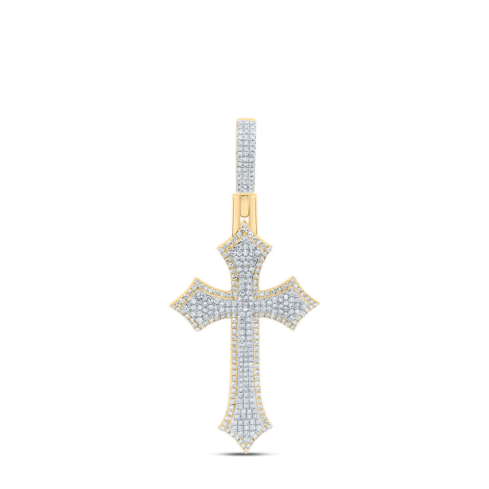1 3/8CTW-NAT DIA P1 GIFT CROSS PENDANT Daisy Joyeria