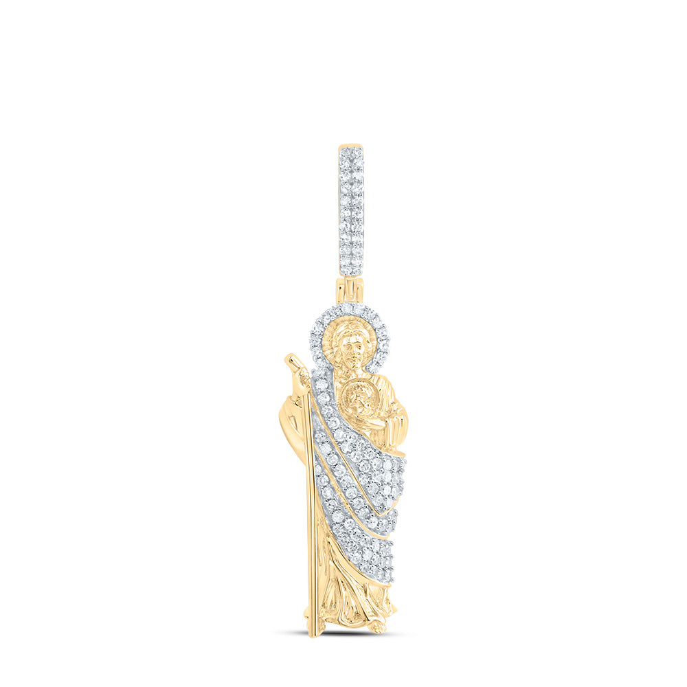 1/3CTW-DIA NK ST.JUDE PENDANT Daisy Joyeria