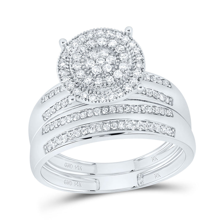 5/8CTW-DIA NK ROUND TRIO SET 7 Daisy Joyeria