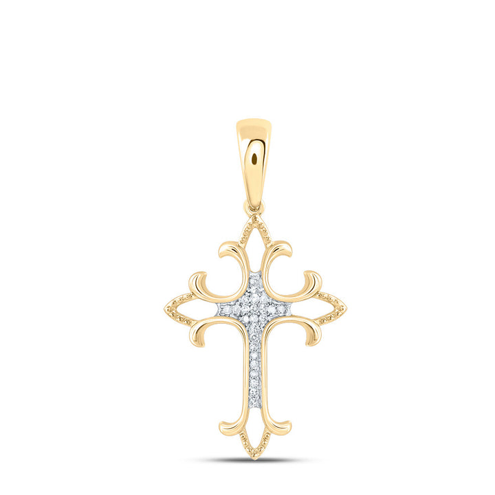 1/12CTW DIA NK FASHION CROSS PENDANT Daisy Joyeria