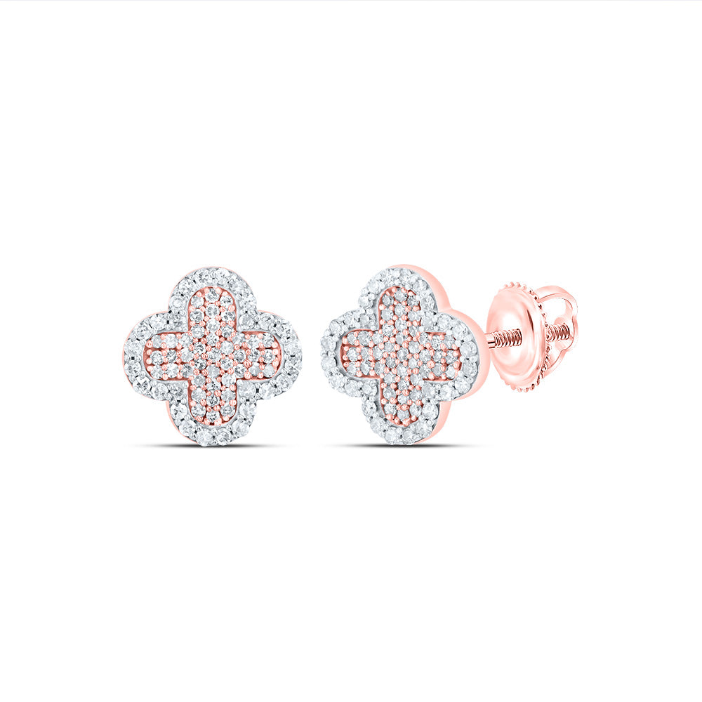 1/2CTW DIA NK CLOVER STUD EARRING Daisy Joyeria