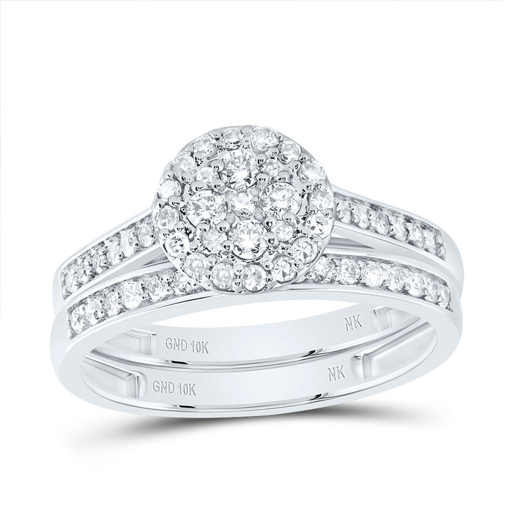 1 CTW-DIA NK ROUND TRIO SET 7 Daisy Joyeria