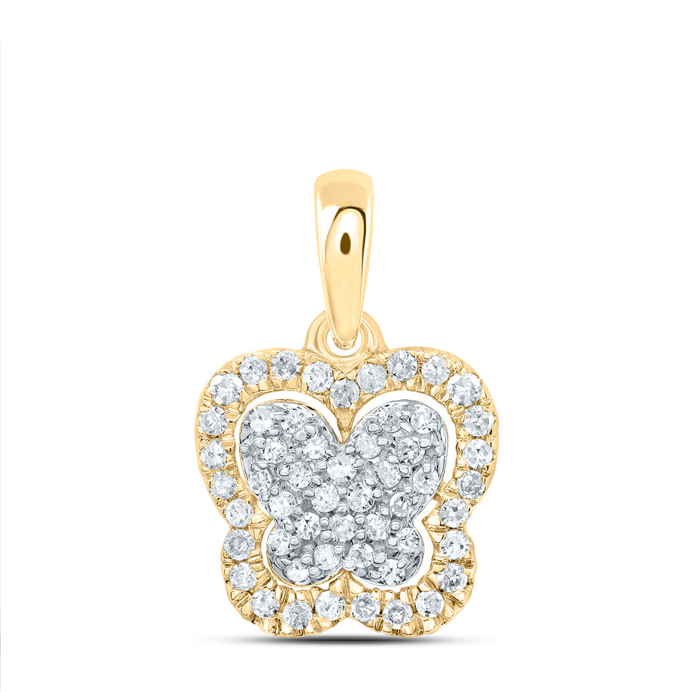 1/5CTW-DIA P1 GIFT BUTTERFLY PENDANT Daisy Joyeria