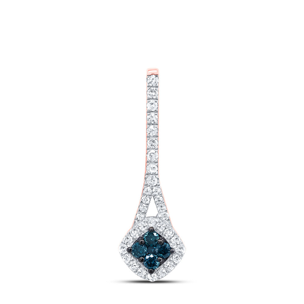 1/4CTW-DIA P1 GIFT BLUE DIAMOND  PENDANT Daisy Joyeria