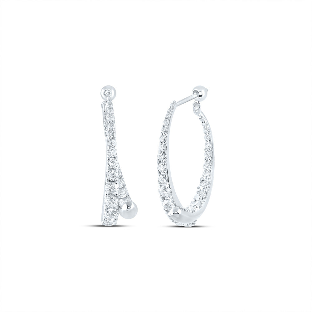 2CTW-NAT DIA ANA M FASHION DANGLING EARRING Daisy Joyeria