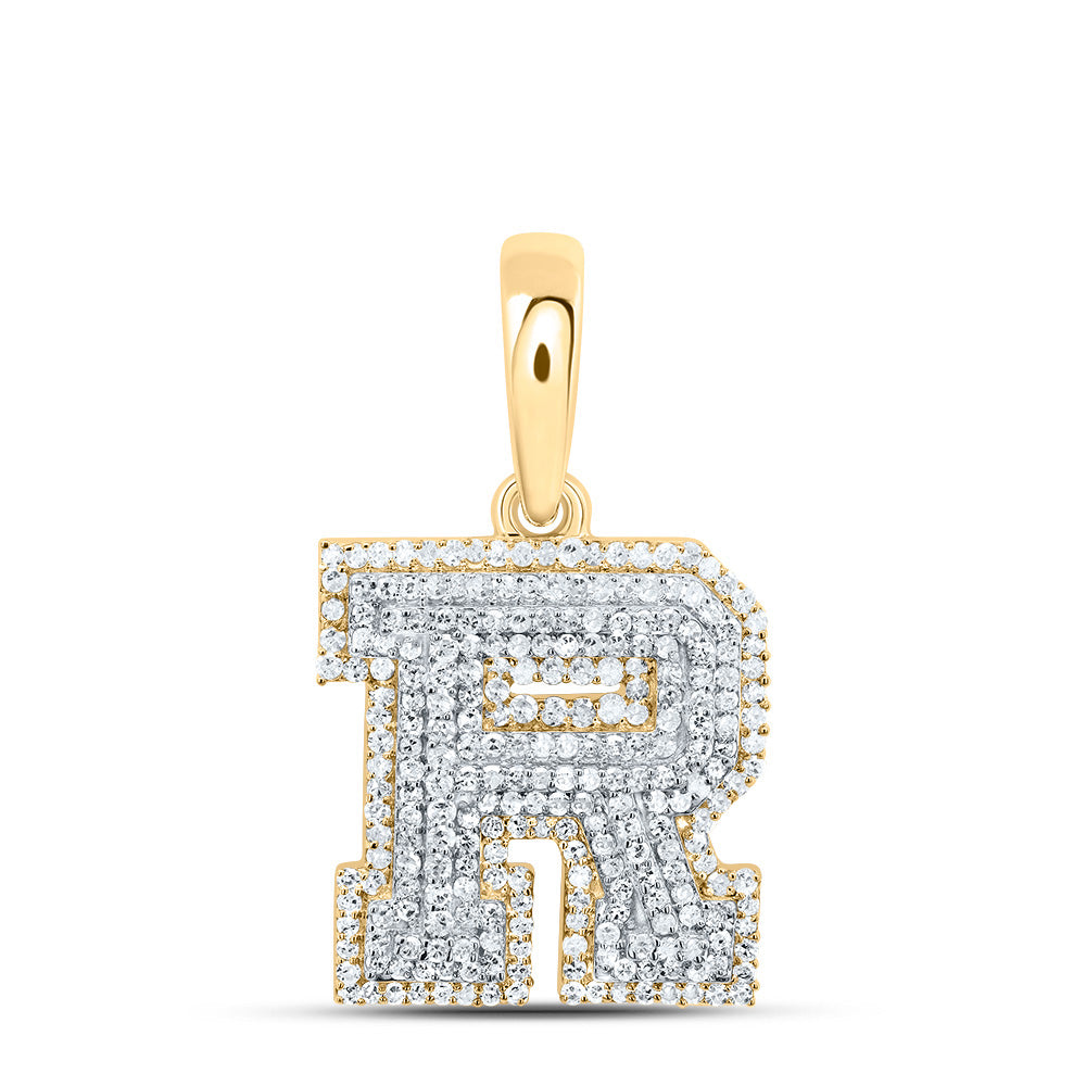 7/8CTW-DIA P1 GIFT INITIAL "R" PENDANT Daisy Joyeria