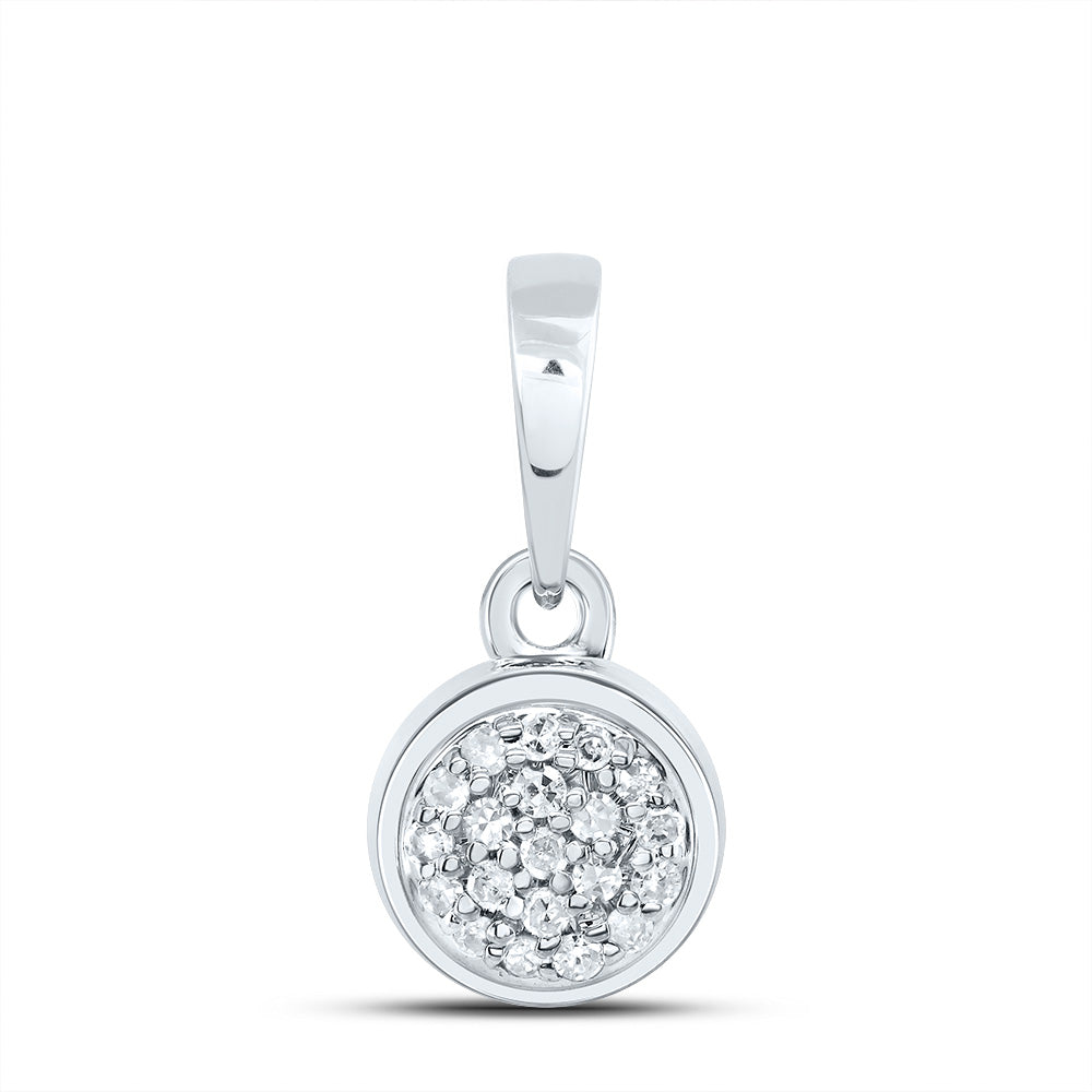 1/20CTW-DIA P1 GIFT ROUND PENDANT Daisy Joyeria