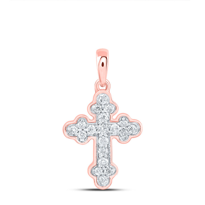 1/8CTW-DIA CN GIFT CROSS PENDANT Daisy Joyeria