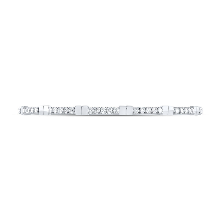 1 3/8CTW-DIA ANA M FASHION FLEXIBLE BANGLE (60X50MM) Daisy Joyeria