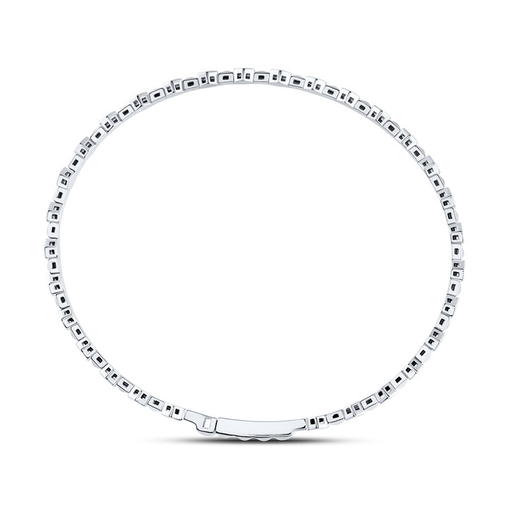 3/8CTW-DIA ANA M FASHION FLEXIBLE BANGLE (60X50MM) Daisy Joyeria