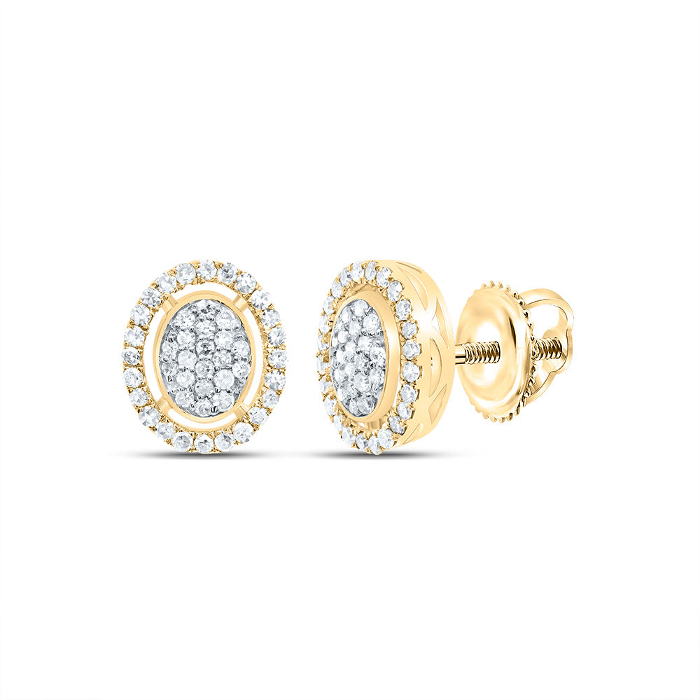 1/3CTW-DIA NK FASHION OVAL EARRING Daisy Joyeria