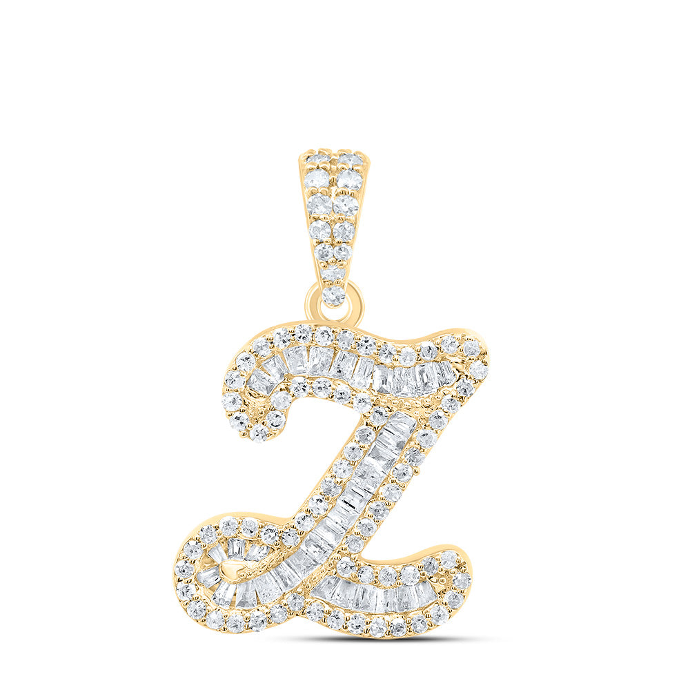 3/8CTW-DIA P1 GIFT INITIAL "Z" PENDANT Daisy Joyeria