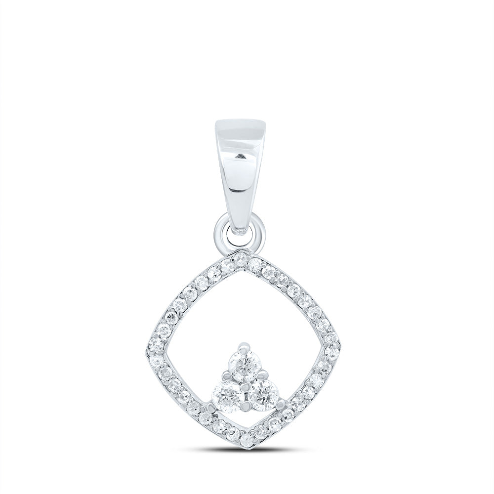 1/5CTW DIA P1 GIFT CUSHION PENDANT Daisy Joyeria