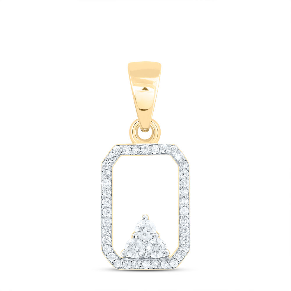 1/5CTW DIA P1 GIFT EMERALD PENDANT Daisy Joyeria