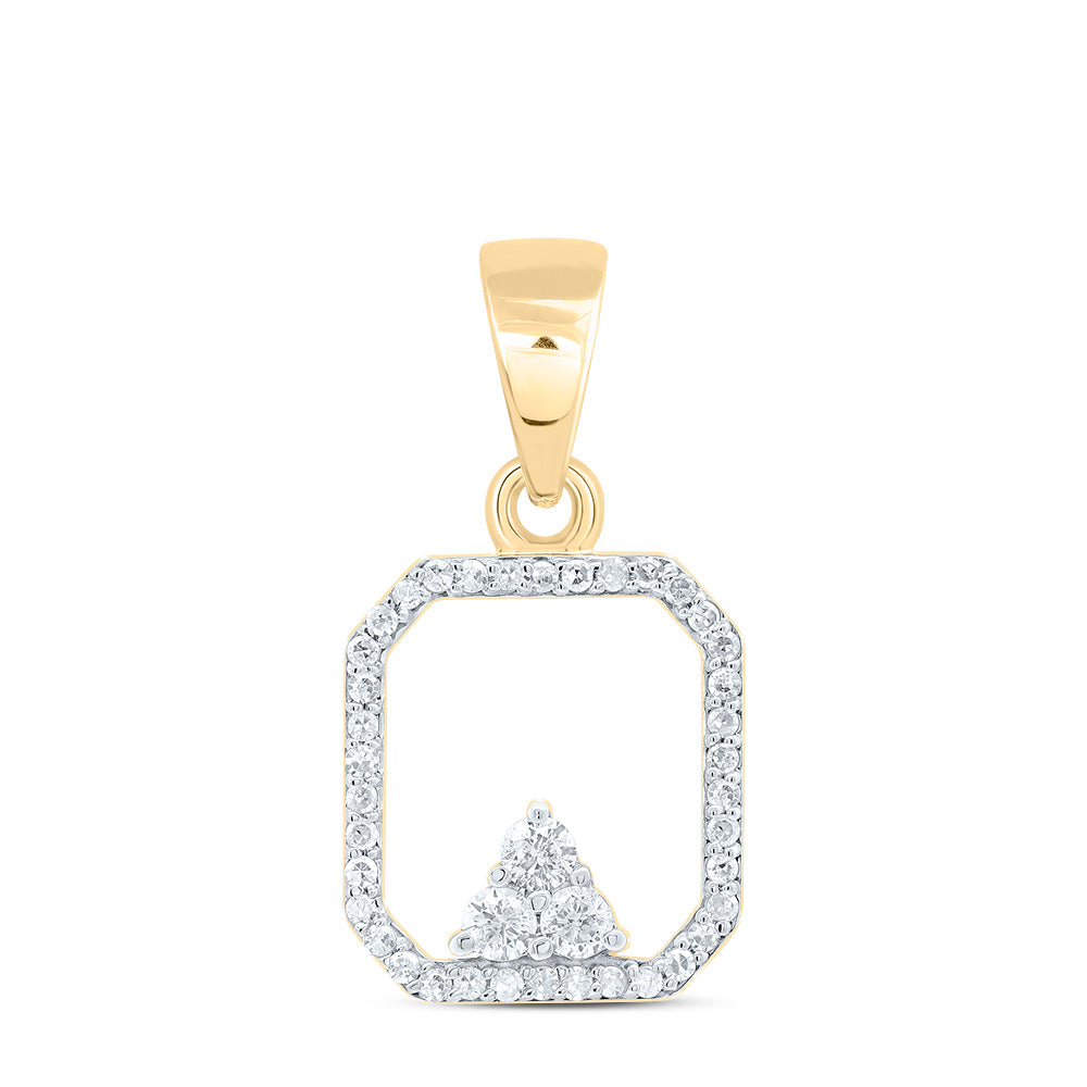 1/5CTW DIA P1 GIFT OCTAGON PENDANT Daisy Joyeria