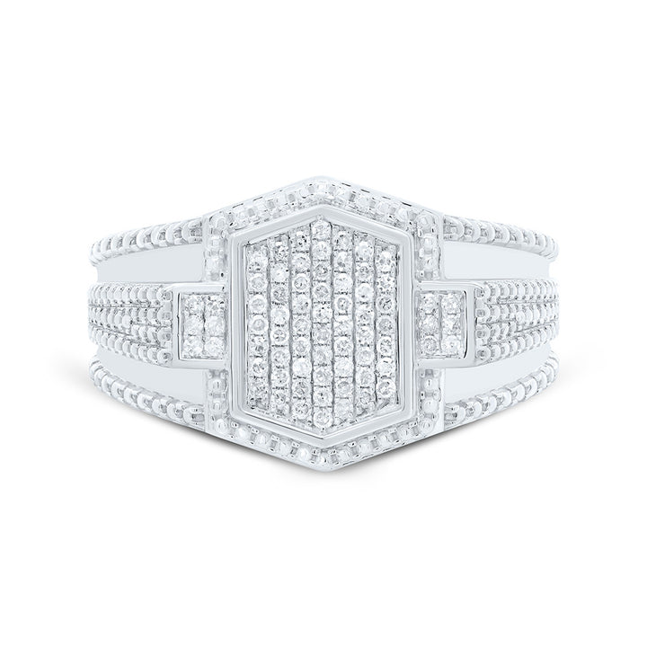 3/8CTW-DIA P1 MEN'S RING 10 Daisy Joyeria