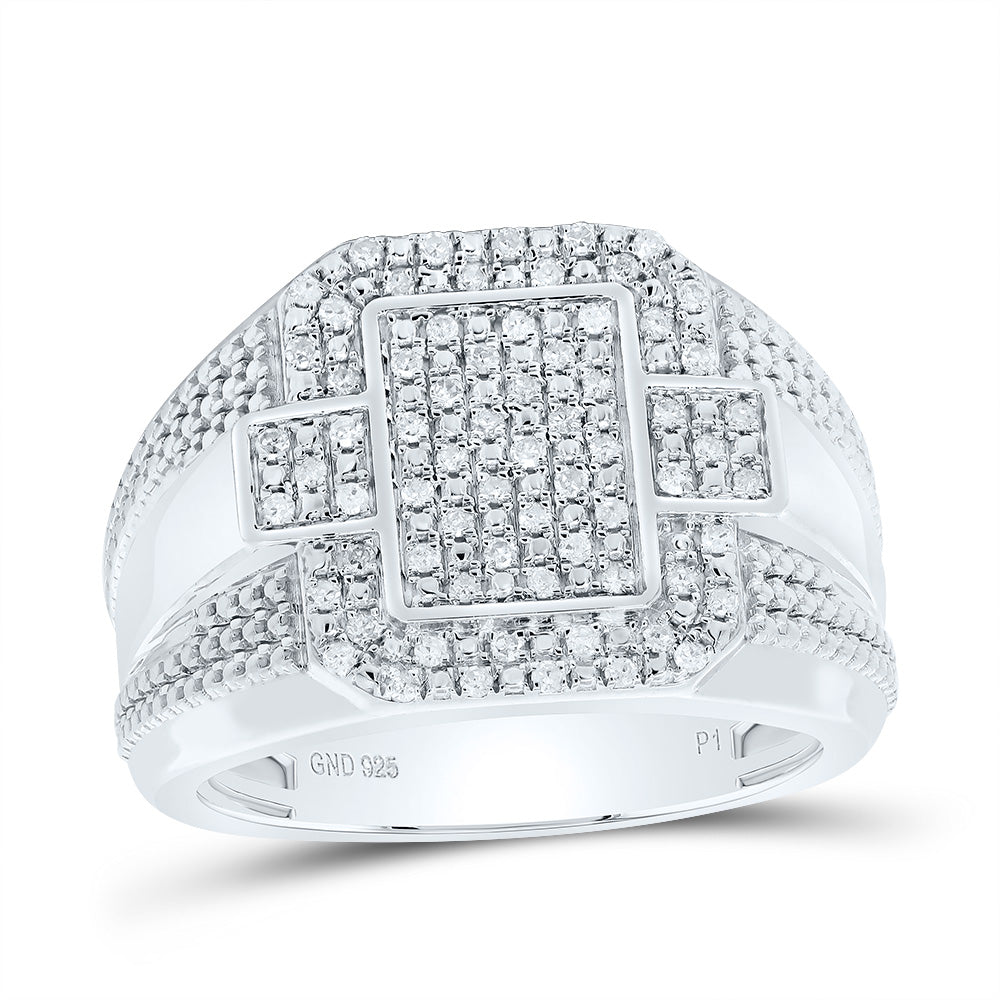 1/3CTW-DIA P1 MEN'S RING Daisy Joyeria